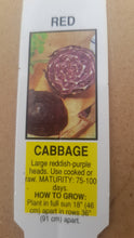 Load image into Gallery viewer, VEGETABLE CABBAGE red jewel
