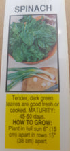 Load image into Gallery viewer, VEGETABLE SPINACH

